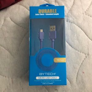 10 ft. micro usb charging cable